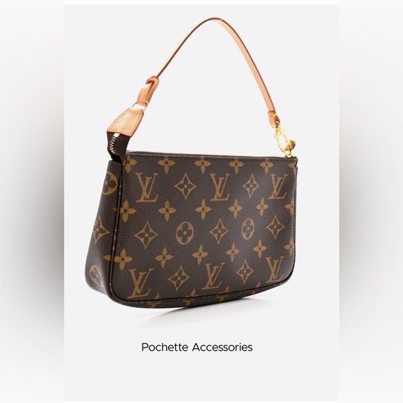 New LOUIS VUITTON POCHETTE, wristlet - Picture 8 of 11